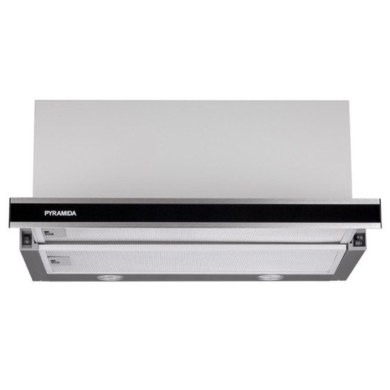 Вытяжка кухонная Pyramida TL 60 (1100) G IX BL Вытяжка кухонная Pyramida TL 60 (1100) G IX BL
