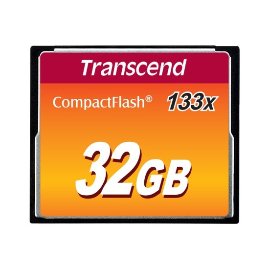 Карта памяти Transcend 32Gb Compact Flash 133x (TS32GCF133) Карта памяти Transcend 32Gb Compact Flash 133x (TS32GCF133)