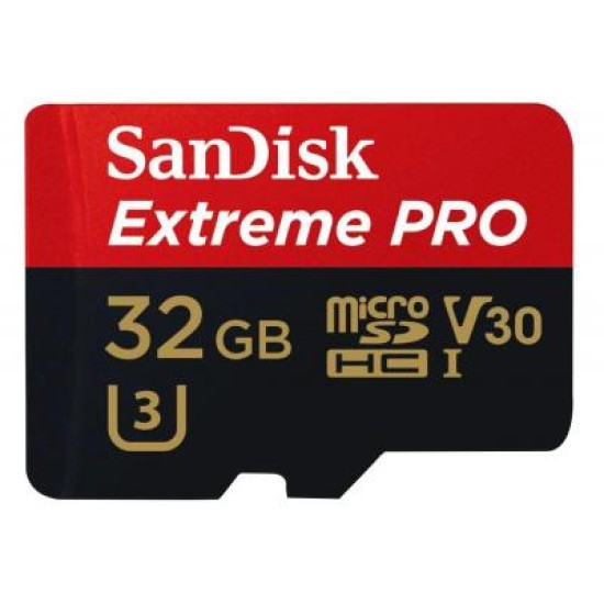 Карта пам'яті SanDisk 32GB microSD class 10 V30 A1 UHS-I U3 4K Extreme Pro (SDSQXCG-032G-GN6MA) Карта пам'яті SanDisk 32GB microSD class 10 V30 A1 UHS-I U3 4K Extreme Pro (SDSQXCG-032G-GN6MA)