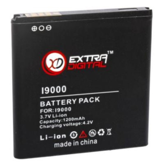 Аккумуляторная батарея Extradigital Samsung GT-i9000 Galaxy S (1200 mAh) (BMS1129) Аккумуляторная батарея Extradigital Samsung GT-i9000 Galaxy S (1200 mAh) (BMS1129)