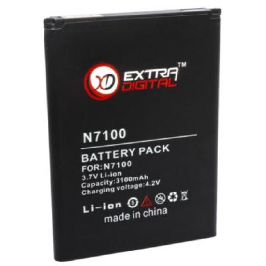 Аккумуляторная батарея Extradigital Samsung GT-N7100 Galaxy Note 2 (3100 mAh) (BMS6317) Аккумуляторная батарея Extradigital Samsung GT-N7100 Galaxy Note 2 (3100 mAh) (BMS6317)