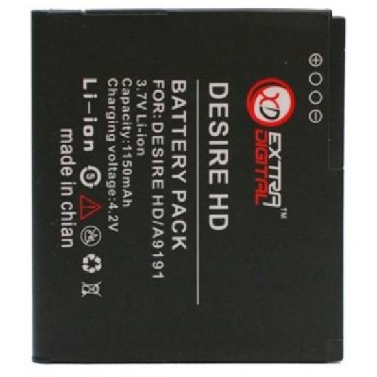Акумуляторна батарея Extradigital HTC Desire HD (1150 mAh) (BMH6201) Акумуляторна батарея Extradigital HTC Desire HD (1150 mAh) (BMH6201)