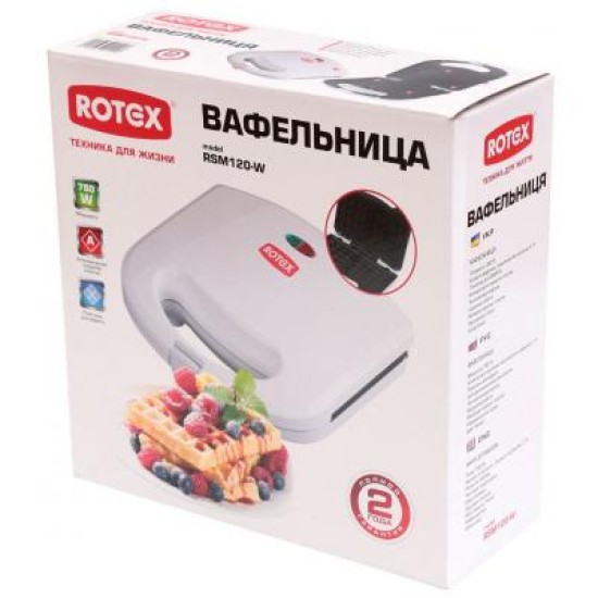 Вафельниця Rotex RSM120-W Вафельниця Rotex RSM120-W