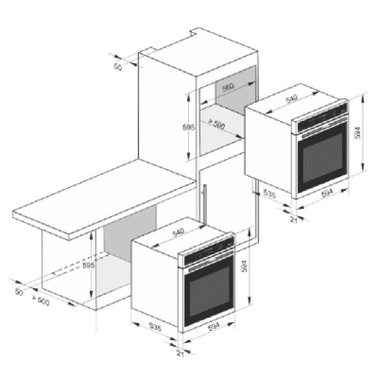 Духова шафа Kaiser EH6310 Духова шафа Kaiser EH6310
