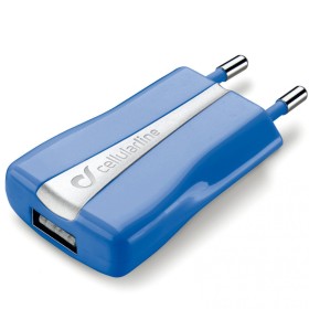 Зарядное устройство 1*USB 1A Cellularline (ACHUSBCOMPACTCB)