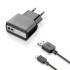 Зарядное устройство 1*USB 1A + cable 1m MicroUSB Cellularline (ACHUSBKITMICROUSB2)