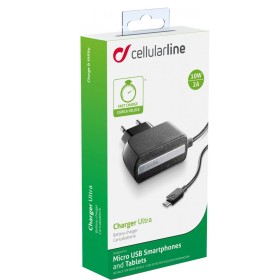 Зарядное устройство 2A with cable 1,6m MicroUSB Cellularline (ACHPHMICROUSB)