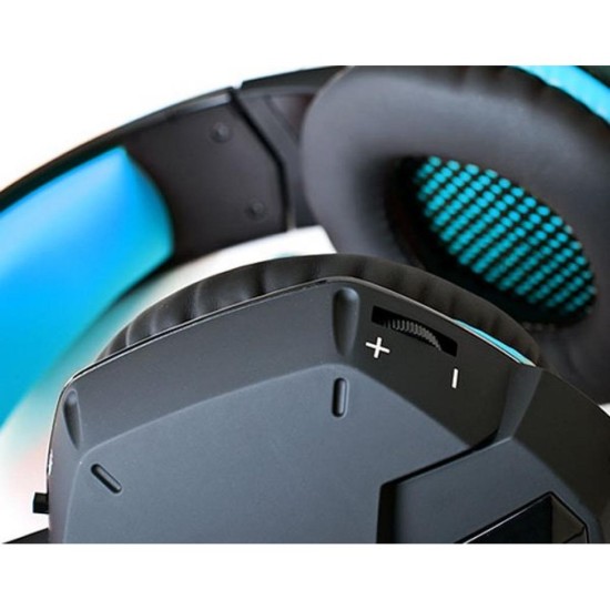 Навушники REAL-EL GDX-7500 black-blue Навушники REAL-EL GDX-7500 black-blue