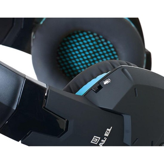 Навушники REAL-EL GDX-7500 black-blue Навушники REAL-EL GDX-7500 black-blue