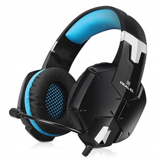 Навушники REAL-EL GDX-7500 black-blue Навушники REAL-EL GDX-7500 black-blue