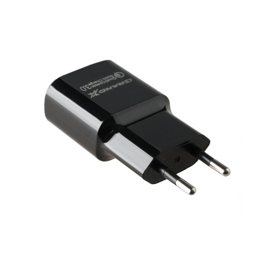 Зарядний пристрій Grand-X Quick Charge QС3.0, + cable USB -> Type C 1m (CH-550TC) Зарядний пристрій Grand-X Quick Charge QС3.0, + cable USB -> Type C 1m (CH-550TC)
