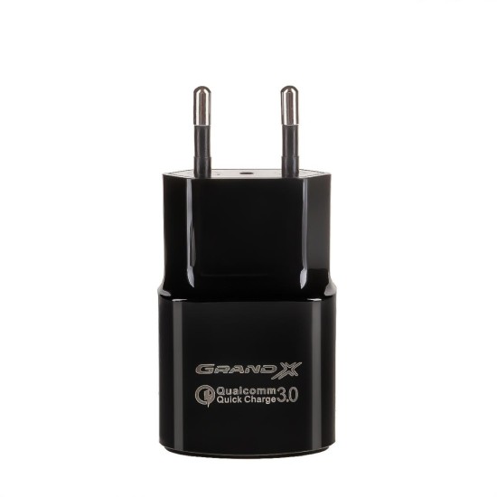 Зарядний пристрій Grand-X Quick Charge QС3.0, + cable USB -> Type C 1m (CH-550TC) Зарядний пристрій Grand-X Quick Charge QС3.0, + cable USB -> Type C 1m (CH-550TC)