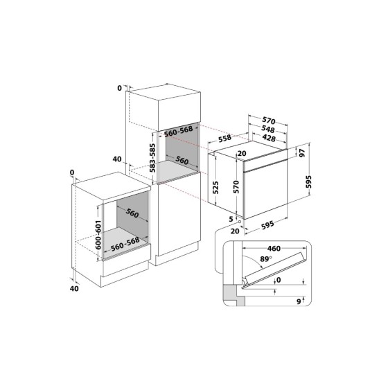 Духова шафа Indesit IFW6530BL Духова шафа Indesit IFW6530BL