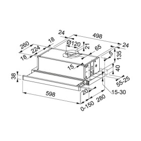 Вытяжка кухонная Franke Smart Telescopic FSM 601 BK/GL (315.0489.958)