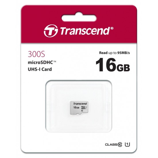 Карта пам'яті Transcend 16GB microSDHC class 10 UHS-I U1 (TS16GUSD300S) Карта пам'яті Transcend 16GB microSDHC class 10 UHS-I U1 (TS16GUSD300S)