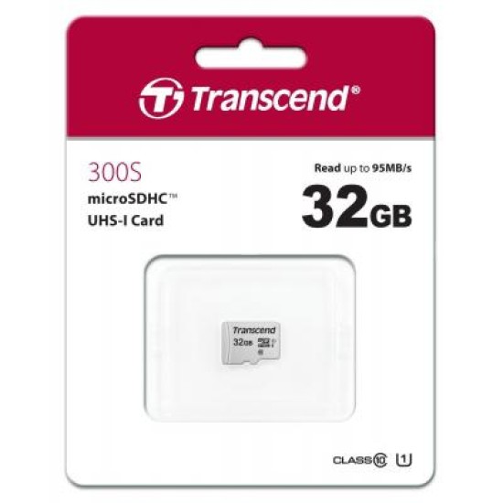 Карта памяти Transcend 32GB microSDHC class 10 UHS-I U1 (TS32GUSD300S) Карта памяти Transcend 32GB microSDHC class 10 UHS-I U1 (TS32GUSD300S)