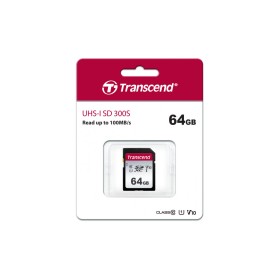 Карта пам'яті Transcend 64GB SDXC class 10 UHS-I U1 V10 (TS64GSDC300S)
