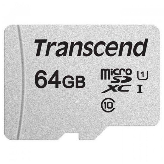 Карта памяти Transcend 64GB microSDXC class 10 UHS-I U1 (TS64GUSD300S-A) Карта памяти Transcend 64GB microSDXC class 10 UHS-I U1 (TS64GUSD300S-A)