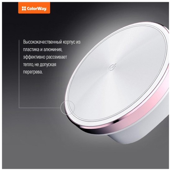 Зарядний пристрій ColorWay 4*USB 4.4А + LED лампа 310 Lm (CW-CHL44A) Зарядний пристрій ColorWay 4*USB 4.4А + LED лампа 310 Lm (CW-CHL44A)