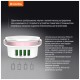 Зарядний пристрій ColorWay 4*USB 4.4А + LED лампа 310 Lm (CW-CHL44A) Зарядний пристрій ColorWay 4*USB 4.4А + LED лампа 310 Lm (CW-CHL44A)