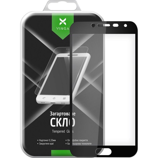 Скло захисне Vinga для Samsung Galaxy J4 (2018) J400 (VTPGS-J400) Скло захисне Vinga для Samsung Galaxy J4 (2018) J400 (VTPGS-J400)