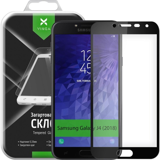 Скло захисне Vinga для Samsung Galaxy J4 (2018) J400 (VTPGS-J400) Скло захисне Vinga для Samsung Galaxy J4 (2018) J400 (VTPGS-J400)