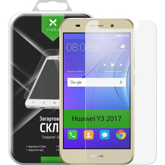 Скло захисне Vinga для Huawei Y3 2017 (Clear) (VTPGS-Y32017) Скло захисне Vinga для Huawei Y3 2017 (Clear) (VTPGS-Y32017)