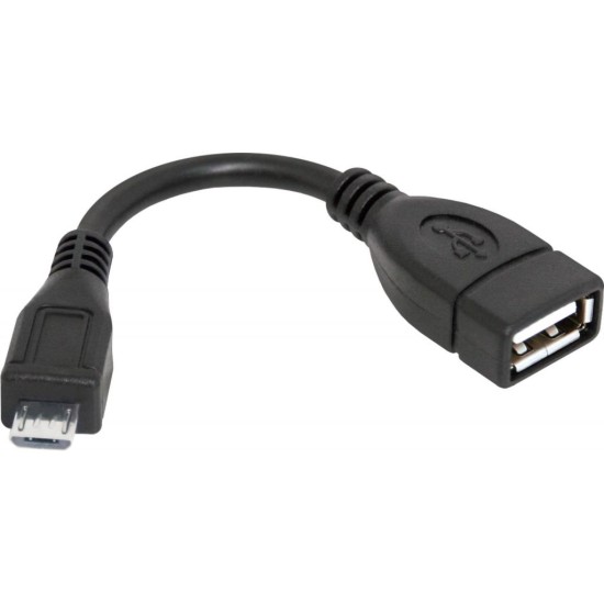Дата кабель OTG USB 2.0 AF to Micro 5P 0.08m Defender (87300) Дата кабель OTG USB 2.0 AF to Micro 5P 0.08m Defender (87300)