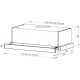 Вытяжка кухонная Interline SLIM WH A/60/2/T Вытяжка кухонная Interline SLIM WH A/60/2/T