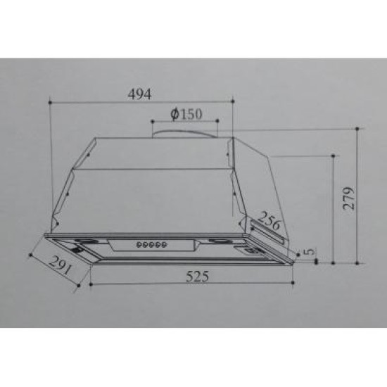 Вытяжка кухонная Interline SMART GR A/60/T Вытяжка кухонная Interline SMART GR A/60/T