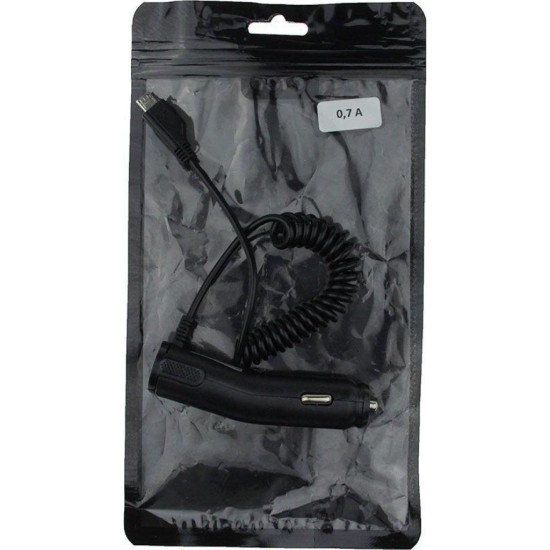 Зарядний пристрій Toto TZN-65 Car charger MicroUsb 700 mA 1.2m Black (F_53412) Зарядний пристрій Toto TZN-65 Car charger MicroUsb 700 mA 1.2m Black (F_53412)