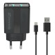 Зарядний пристрій Grand-X 5V 2,1A Black + cable USB-Lightning (CH15LTB) Зарядний пристрій Grand-X 5V 2,1A Black + cable USB-Lightning (CH15LTB)