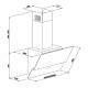 Вытяжка кухонная Eleyus Element 700 60 BL Вытяжка кухонная Eleyus Element 700 60 BL