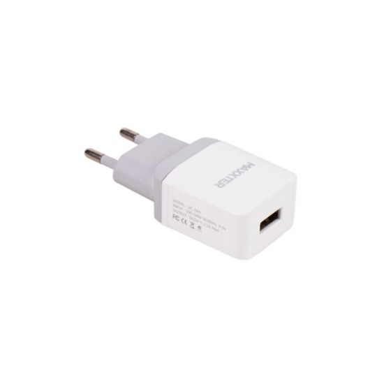Зарядное устройство Maxxter 1 USB, 5V/2.1A (UC-24A) Зарядное устройство Maxxter 1 USB, 5V/2.1A (UC-24A)