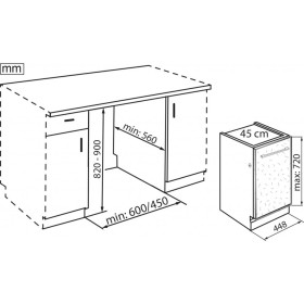 Посудомоечная машина Whirlpool WSIC3M27C