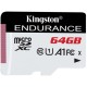Карта пам'яті Kingston 64GB microSDXC class 10 UHS-I U1 A1 High Endurance (SDCE/64GB) Карта пам'яті Kingston 64GB microSDXC class 10 UHS-I U1 A1 High Endurance (SDCE/64GB)