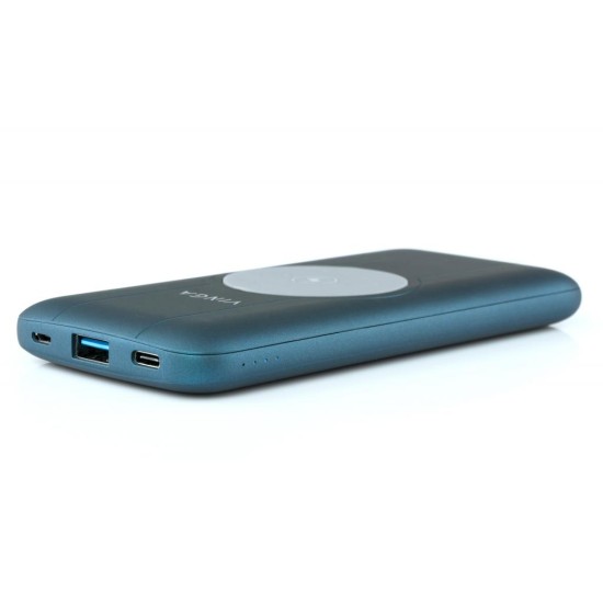Батарея універсальна Vinga 10000 mAh Wireless QC3.0 PD soft touch blue (BTPB3510WLROBL) Батарея універсальна Vinga 10000 mAh Wireless QC3.0 PD soft touch blue (BTPB3510WLROBL)