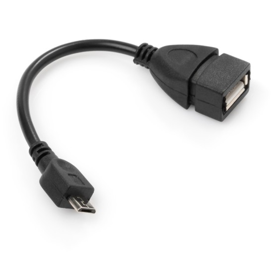 Дата кабель OTG USB 2.0 AF to Micro 5P Vinga (VCPDCOTGMBK) Дата кабель OTG USB 2.0 AF to Micro 5P Vinga (VCPDCOTGMBK)