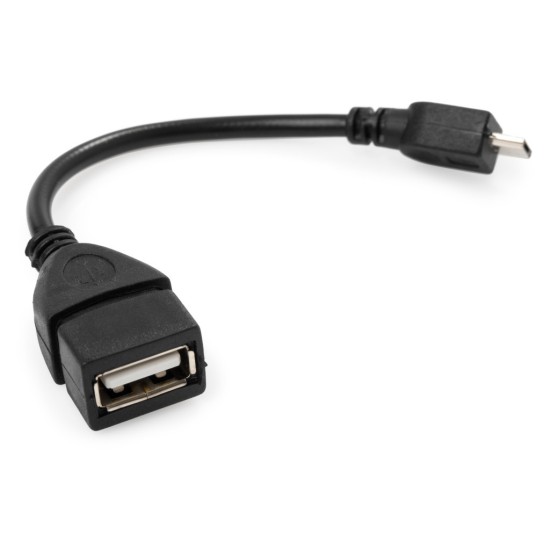 Дата кабель OTG USB 2.0 AF to Micro 5P Vinga (VCPDCOTGMBK) Дата кабель OTG USB 2.0 AF to Micro 5P Vinga (VCPDCOTGMBK)