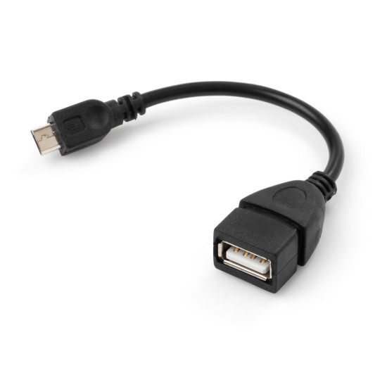 Дата кабель OTG USB 2.0 AF to Micro 5P Vinga (VCPDCOTGMBK) Дата кабель OTG USB 2.0 AF to Micro 5P Vinga (VCPDCOTGMBK)