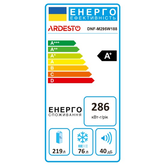 Холодильник Ardesto DNF-M295W188 Холодильник Ardesto DNF-M295W188