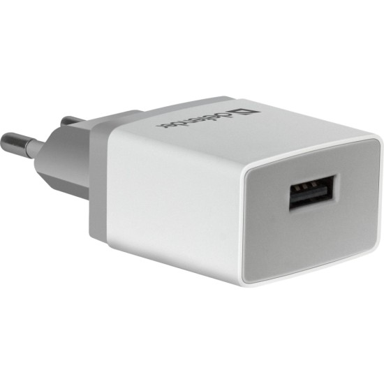 Зарядний пристрій Defender UPA-21 white, 1xUSB, 5V / 2.1A (83571) Зарядний пристрій Defender UPA-21 white, 1xUSB, 5V / 2.1A (83571)