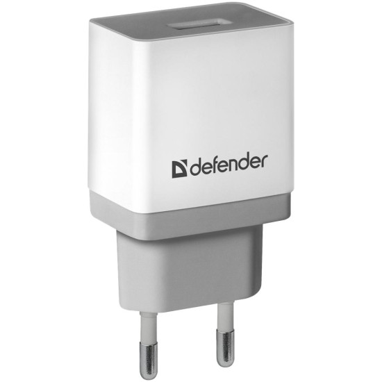 Зарядний пристрій Defender UPA-21 white, 1xUSB, 5V / 2.1A (83571) Зарядний пристрій Defender UPA-21 white, 1xUSB, 5V / 2.1A (83571)