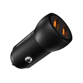 Зарядное устройство Grand-X car 2,1A, 12-24V, Black 2USB 5V/2.1A (CH-26)