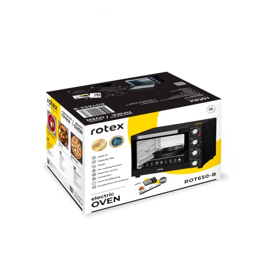 Електропіч Rotex ROT650-B Електропіч Rotex ROT650-B