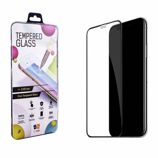 Скло захисне Drobak для iPhone 11 Pro Max (Black) (500277) Скло захисне Drobak для iPhone 11 Pro Max (Black) (500277)