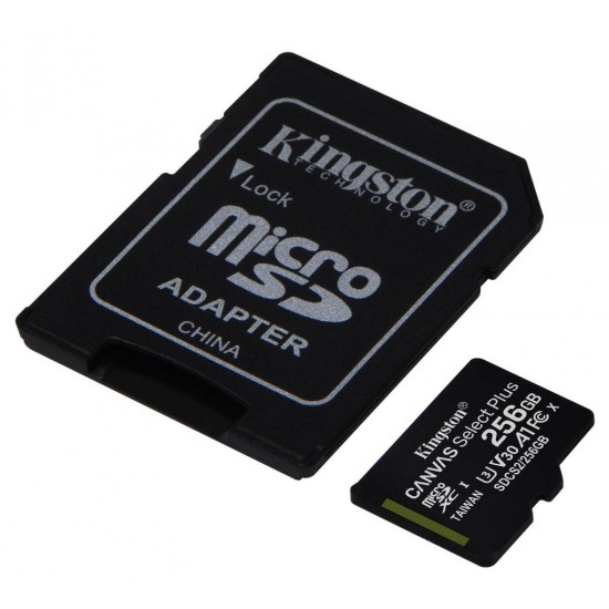 Карта памяти Kingston 256GB microSD class 10 A1 Canvas Select Plus (SDCS2/256GB) Карта памяти Kingston 256GB microSD class 10 A1 Canvas Select Plus (SDCS2/256GB)