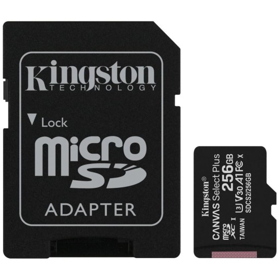 Карта памяти Kingston 256GB microSD class 10 A1 Canvas Select Plus (SDCS2/256GB) Карта памяти Kingston 256GB microSD class 10 A1 Canvas Select Plus (SDCS2/256GB)