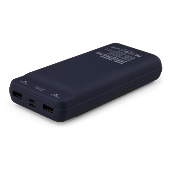 Батарея універсальна Vinga 20000 mAh QC3.0 Display soft touch purple (VPB2QLSP) Батарея універсальна Vinga 20000 mAh QC3.0 Display soft touch purple (VPB2QLSP)