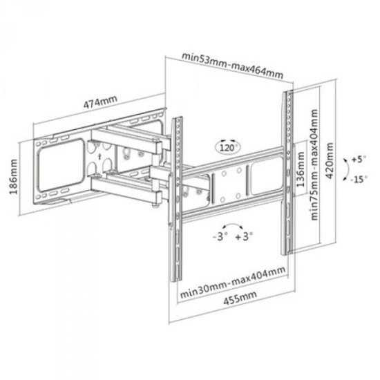Кронштейн ITech PTRB44 Кронштейн ITech PTRB44